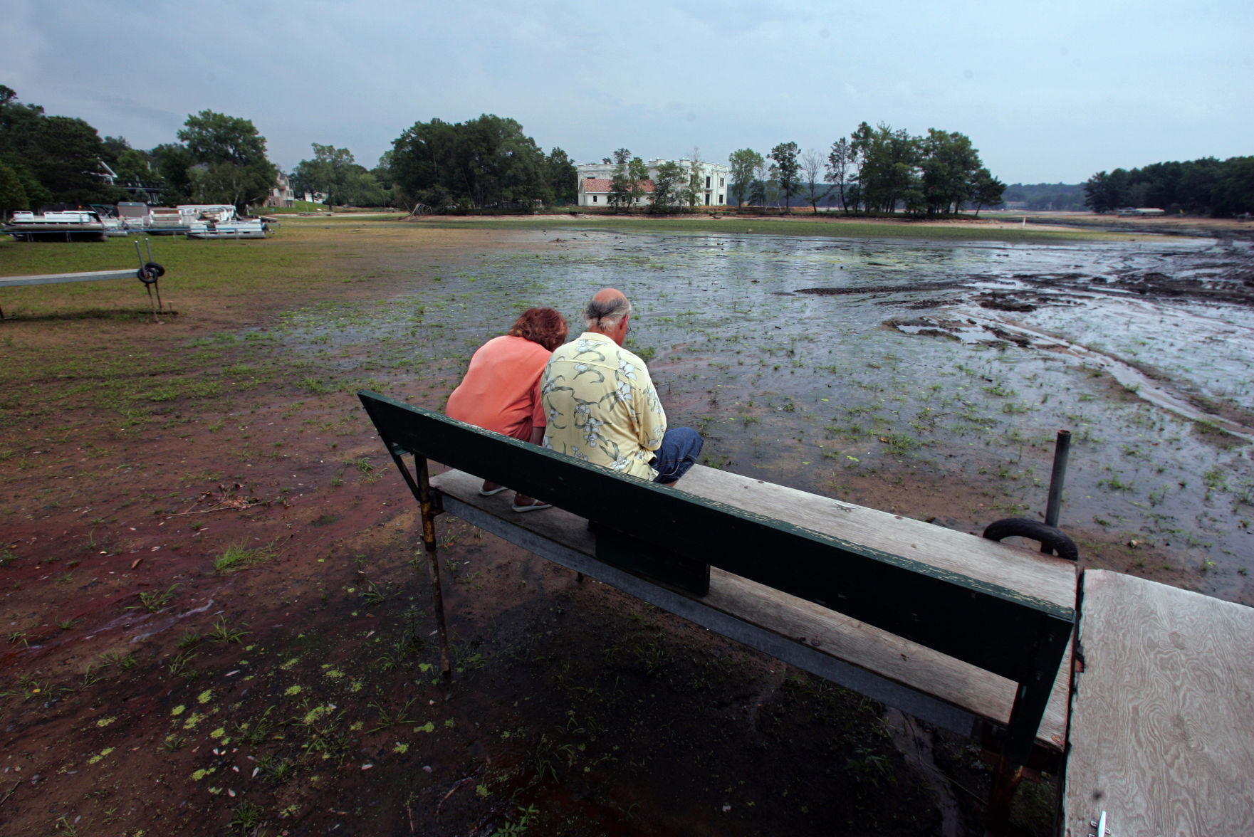 Aftermath of flood